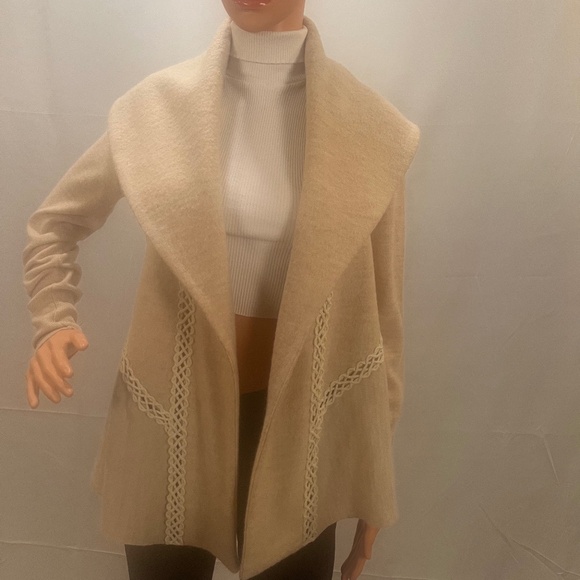 Anthropologie Angel of the North wool jacket with beautiful embroidery - Picture 2 of 13